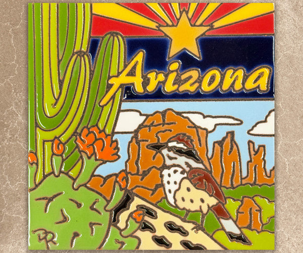 Arizona Collection Arizona Tiles - Colorful Souvenirs of the Grand Canyon State ...