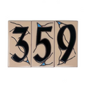 House Number Tiles for Address Signs