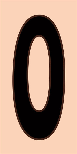 Traditional Sand House Number Tiles (HA)