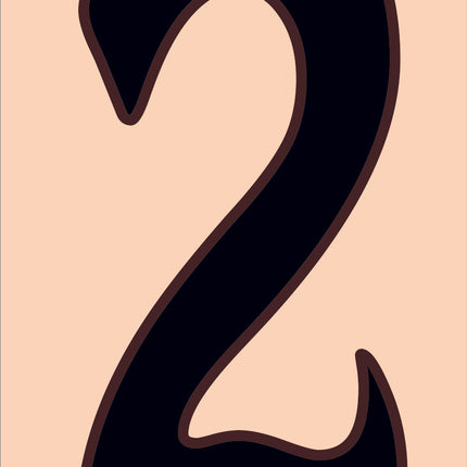 Traditional Sand House Number Tiles (HA)