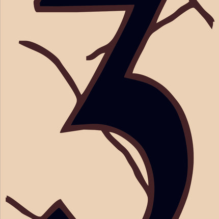 Southwest Adobe Sand House Number Tiles (A)