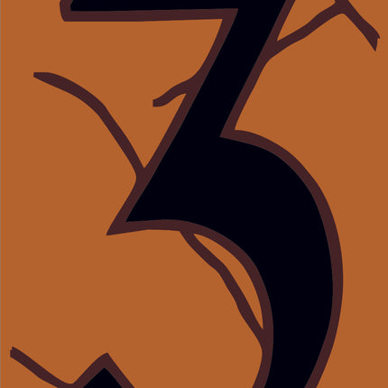 Adobe Terra Cotta Southwest House Number Tiles (R)
