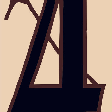 Southwest Adobe Sand House Number Tiles (A)