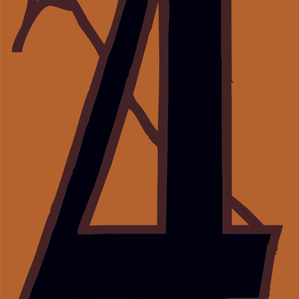 Adobe Terra Cotta Southwest House Number Tiles (R)