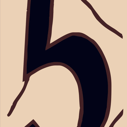 Southwest Adobe Sand House Number Tiles (A)