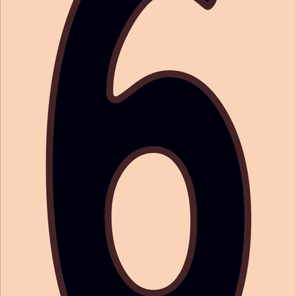 Traditional Sand House Number Tiles (HA)