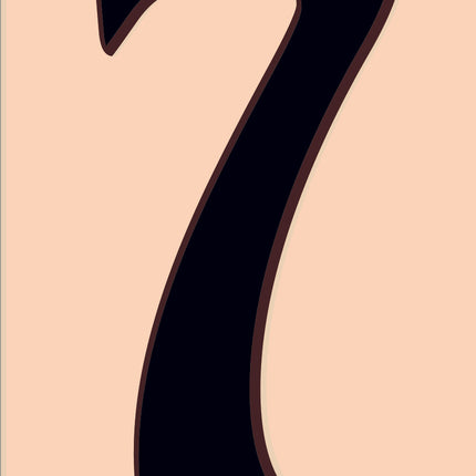 Traditional Sand House Number Tiles (HA)