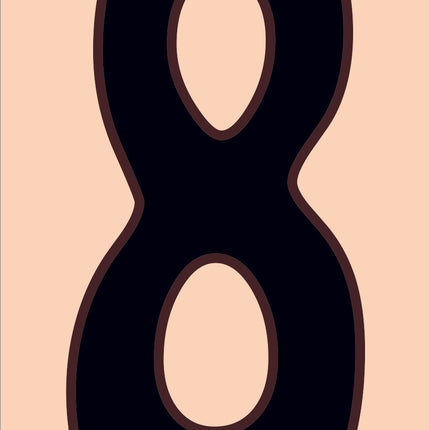 Traditional Sand House Number Tiles (HA)