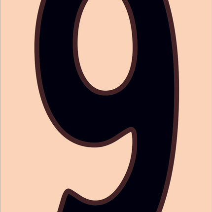 Traditional Sand House Number Tiles (HA)