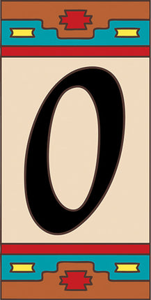 Southwest House Number Tiles