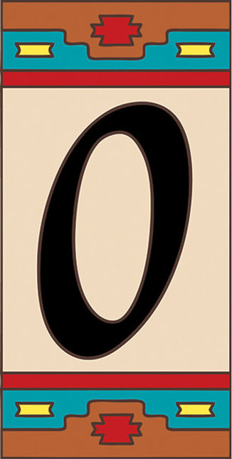 Southwest House Number Tiles