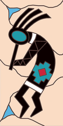 Kokopelli Adobe 3x6 Tile
