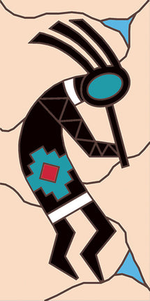Kokopelli Adobe 3x6 Tile
