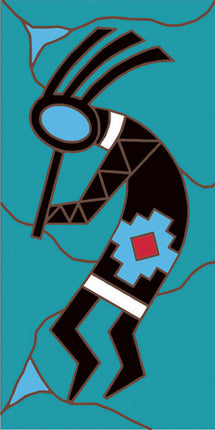 Kokopelli Adobe 3x6 Tile