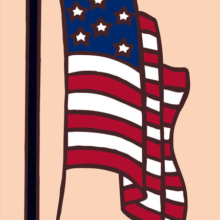 USA Flag 3x6 Tile (1028)