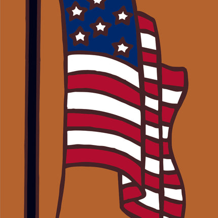 USA Flag 3x6 Tile (1028)