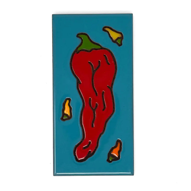 Chili End Cap Tile - Sand, Turquoise or Brown