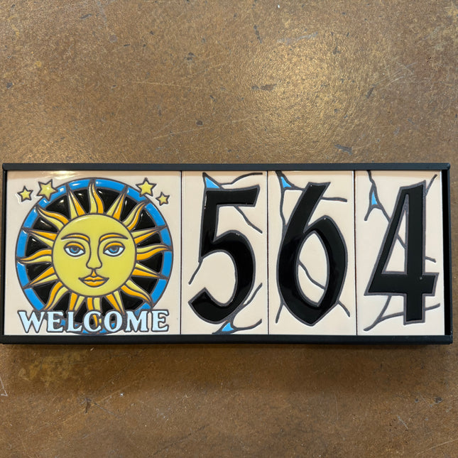 Metal Frame for Earthtones Tile House Number & Art Tiles