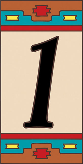 Southwest House Number Tiles (SW)