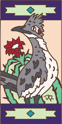 Southwest Roadrunner 3x6 Tile