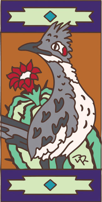 Southwest Roadrunner 3x6 Tile