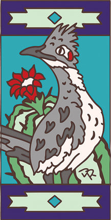 Southwest Roadrunner 3x6 Tile