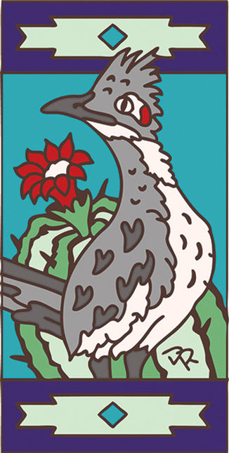 Southwest Roadrunner 3x6 Tile