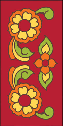 Talavera Flowers 3x6 Tile