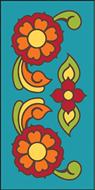Talavera Flowers 3x6 Tile