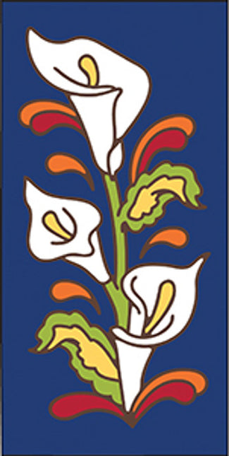Calla Lilies 3x6 Tile