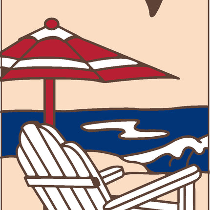 Beach Chair 3x6 Tile (3091)