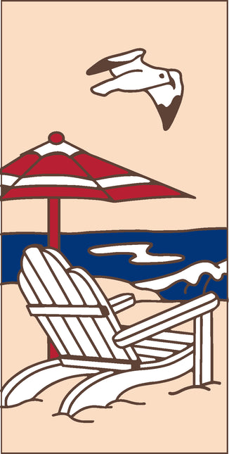 Beach Chair 3x6 Tile (3091)