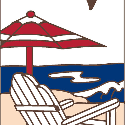 Beach Chair 3x6 Tile (3091)
