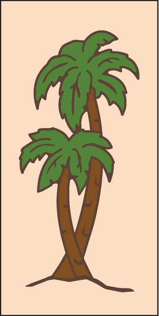 Palm Tree 3x6 Tile (3092)