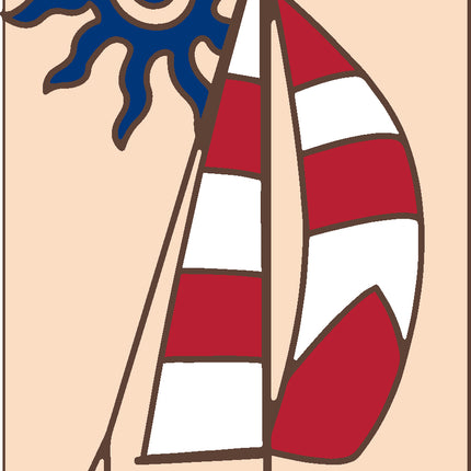 Sailboat 3x6 Tile (3093)