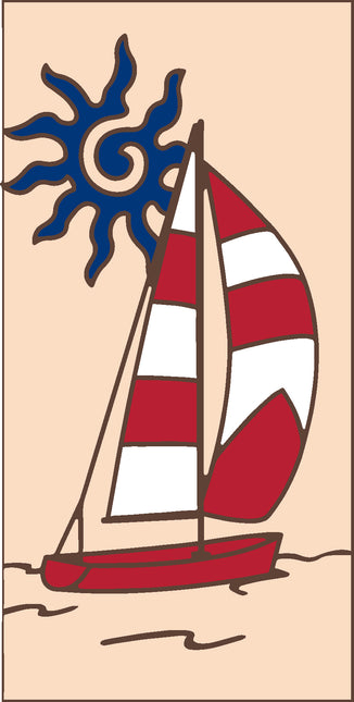 Sailboat 3x6 Tile (3093)