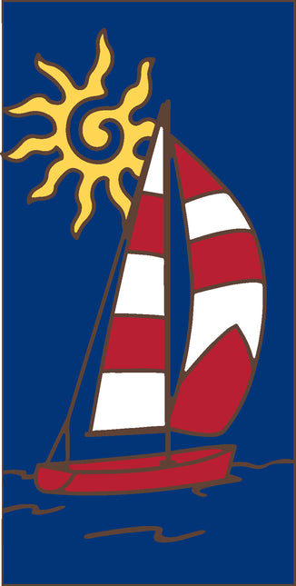 Sailboat 3x6 Tile (3093)