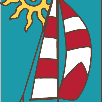 Sailboat 3x6 Tile (3093)