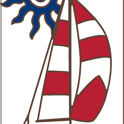 Sailboat 3x6 Tile (3093)