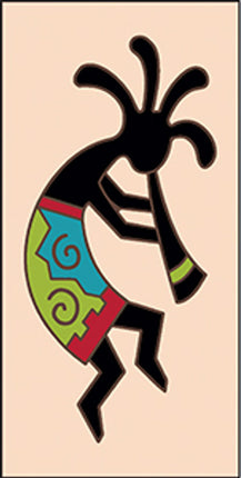 Kokopelli 3x6 Tile