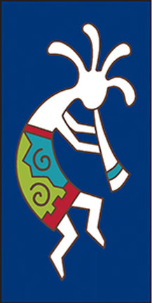 Kokopelli 3x6 Tile