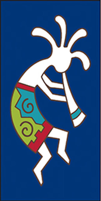 Kokopelli 3x6 Tile