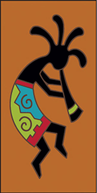 Kokopelli 3x6 Tile