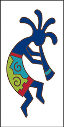 Kokopelli 3x6 Tile