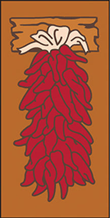 Chile Ristra 3x6 Tile