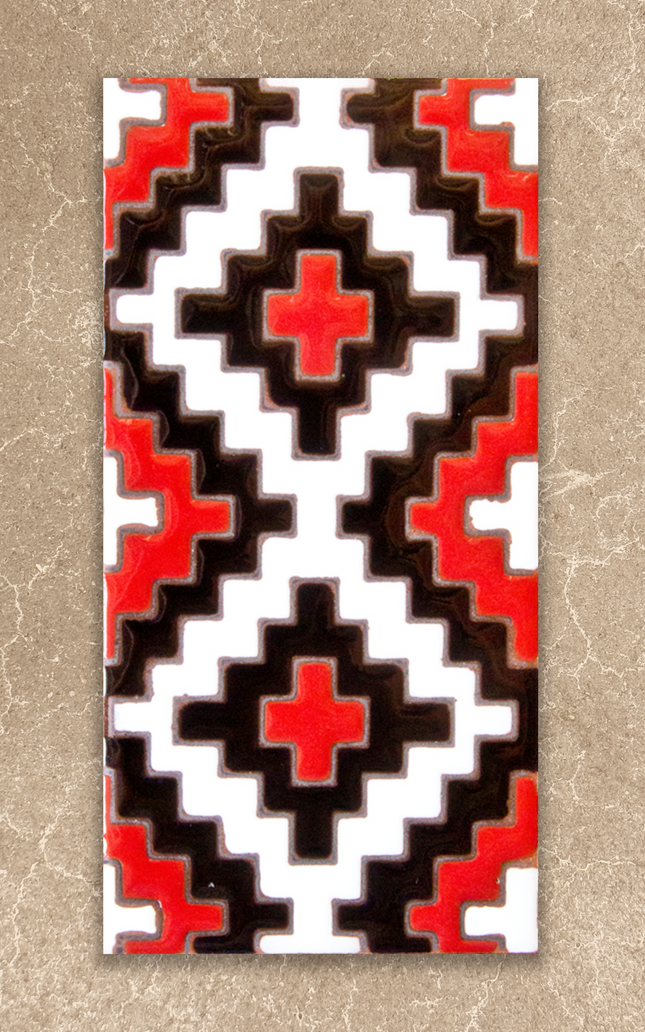 Geometric Rug 3x6 Tile (3113)
