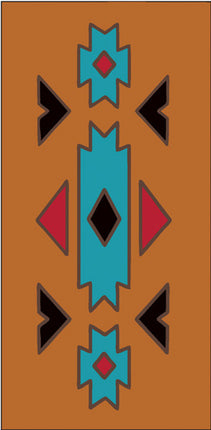 Southwest Native Border 3x6 Tile