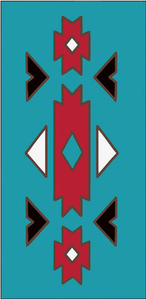 Southwest Native Border 3x6 Tile