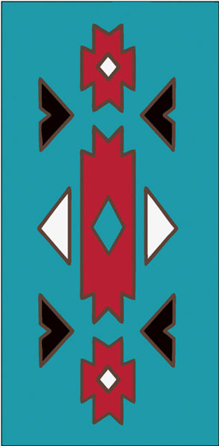 Southwest Native Border 3x6 Tile