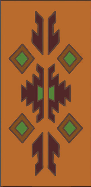 Lodge Border 3x6 Tile